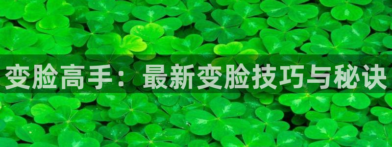 k8凯发游戏有哪些好玩的：变脸高手：最新变脸技巧与秘诀