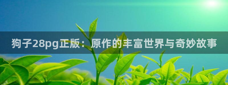 k8凯发体育1招商：狗子28pg正版：原作的丰富世界与奇妙故事